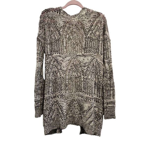 Open knit cardigan with front pockets - Picture 2 of 3